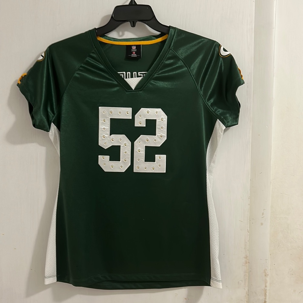 NFL Green Bay Packers Clay Matthews #52 Players Team Apparel Women’s Top-Jersey
